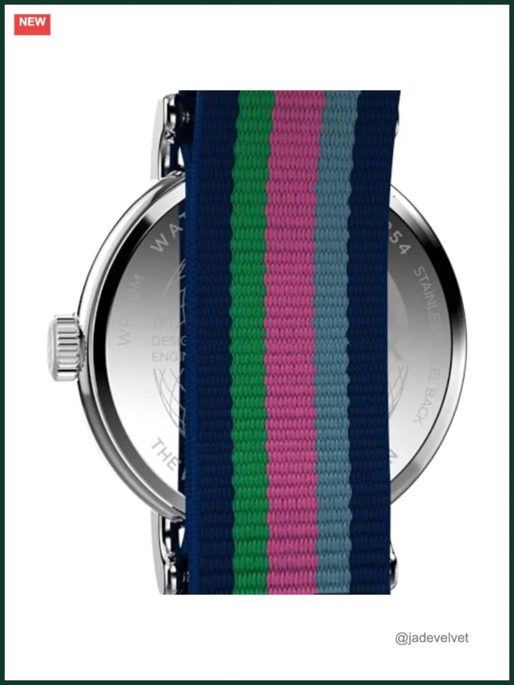 Timex Weekender 36mm Unisex Watch Quartz Analog Blue Strap Water Resistant